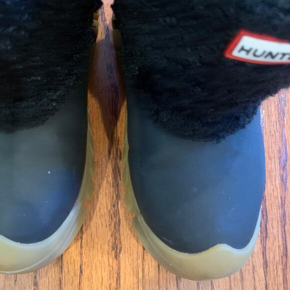 Hunter Intrepid Strap Boucle Snow Boot | Black | UK 10/ US 11 - Picture 4 of 11